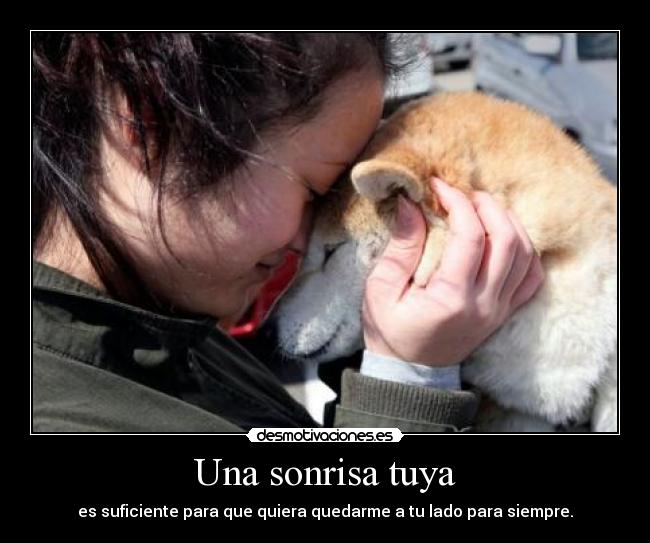 Una sonrisa tuya -