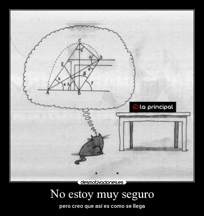 No estoy muy seguro - 