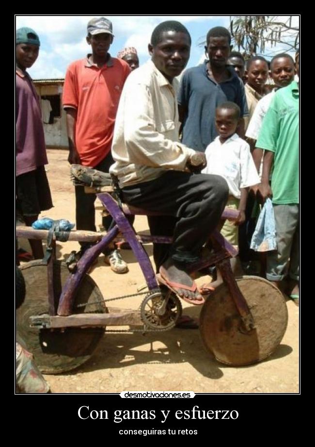 Con ganas y esfuerzo - 