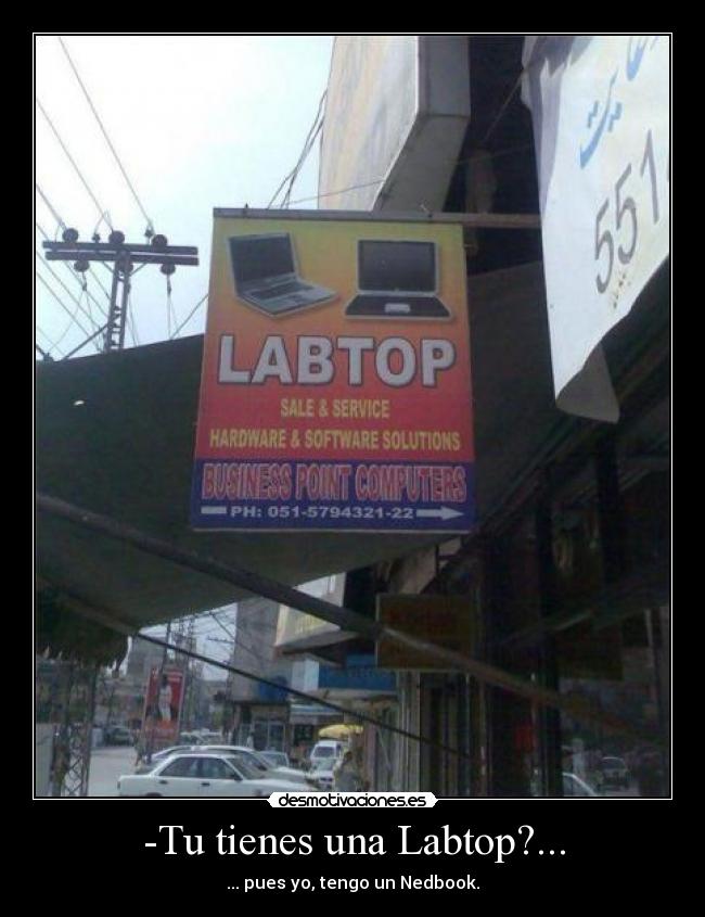 carteles laptop labtop netbook notebook computadoras portatiles desmotivaciones