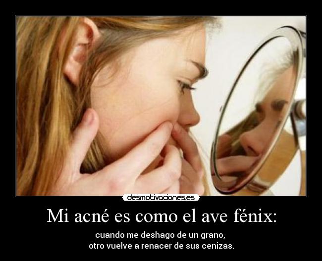 carteles acne ave fenix cenizas granos fuuuuuu desmotiva frikada granos desmotivaciones