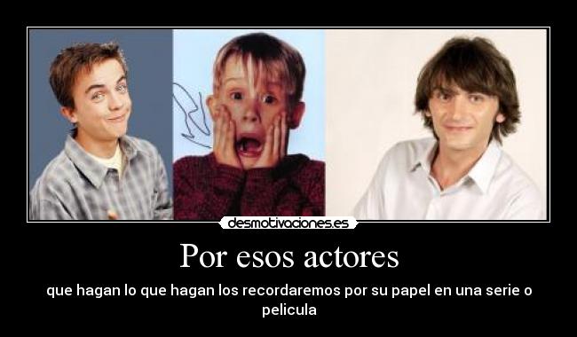 Por esos actores - 