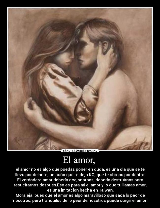 El amor,  - 