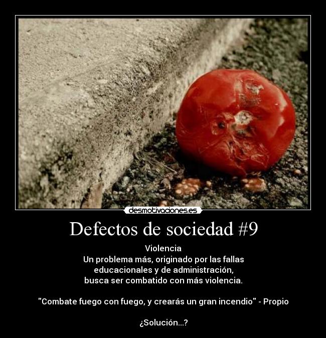 Defectos de sociedad #9 - 