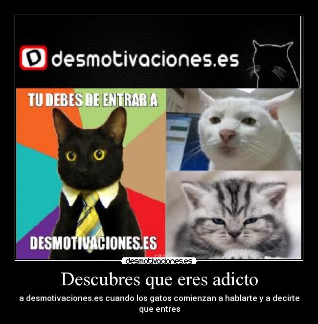 Descubres que eres adicto - 