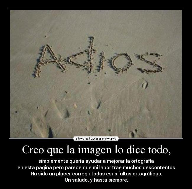 carteles adios desmotivaciones