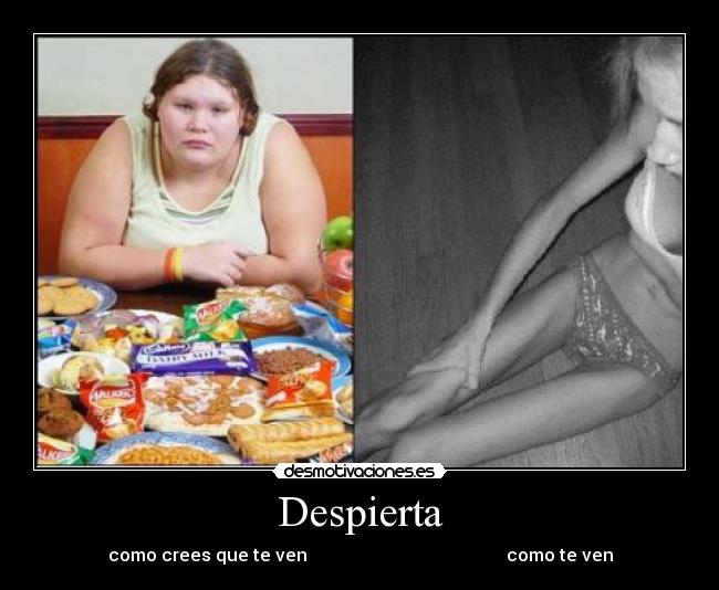 carteles anorexia desmotivaciones