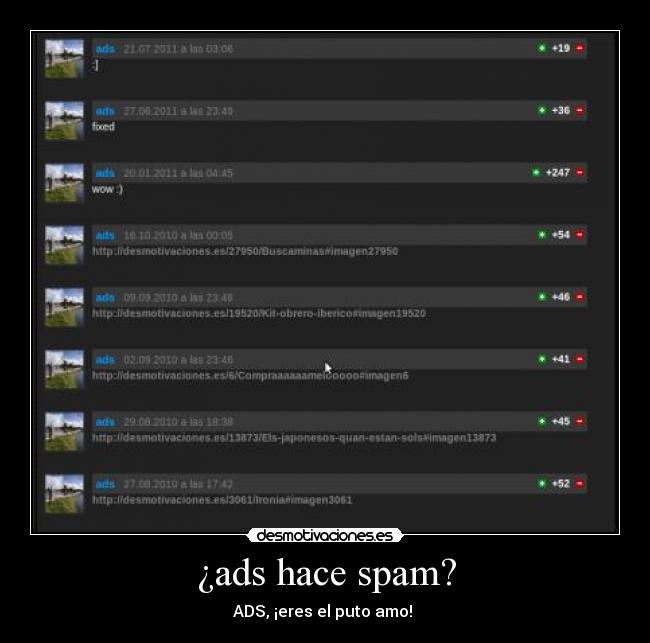 ¿ads hace spam? - ADS, ¡eres el puto amo!