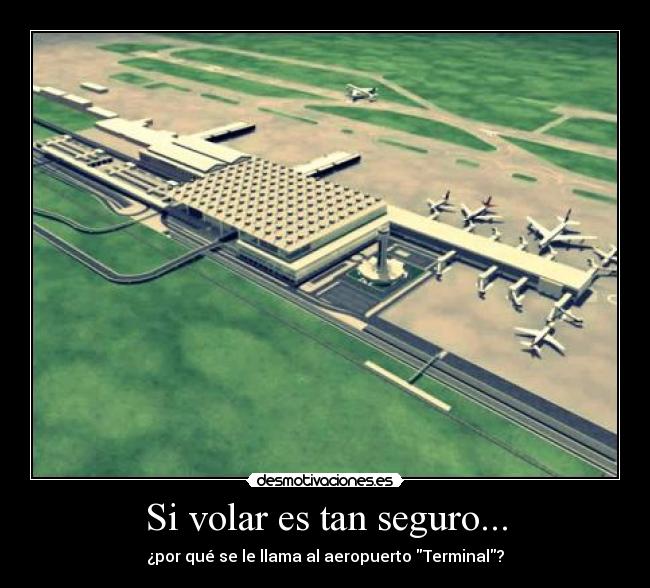 Si volar es tan seguro... - 