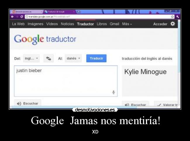 Google Jamas nos mentiría! -