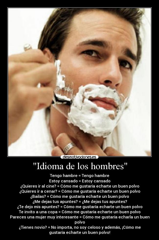 Idioma de los hombres - 