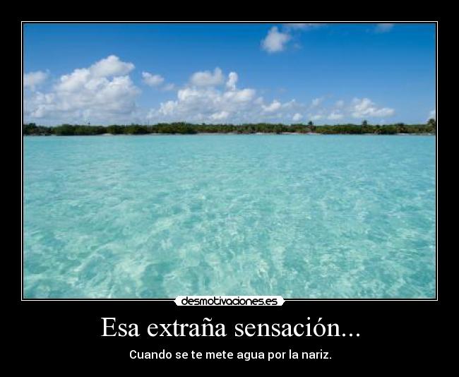 Esa extraña sensación... -