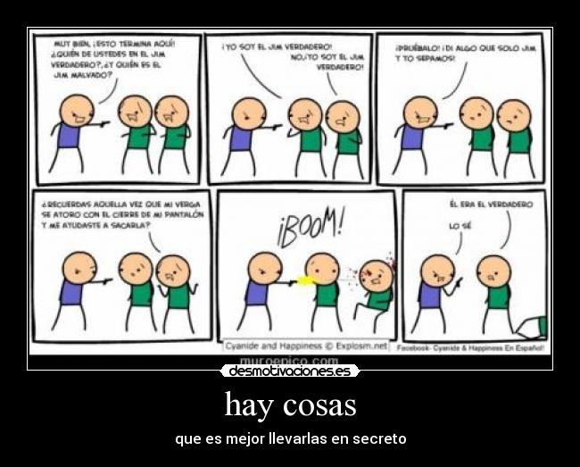 hay cosas -