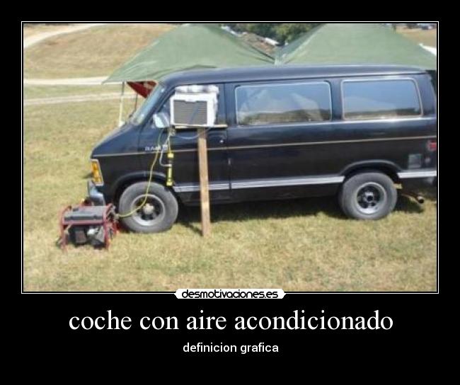 coche con aire acondicionado -