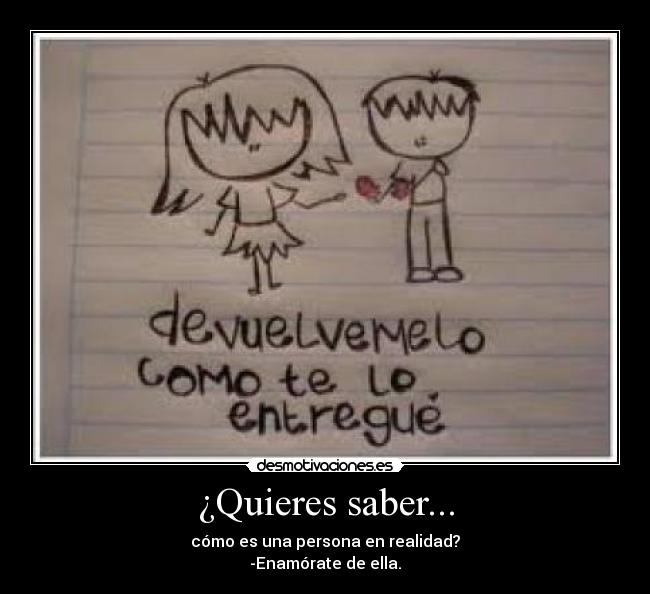 ¿Quieres saber... - 