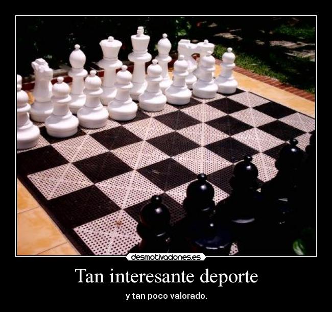 Tan interesante deporte - 