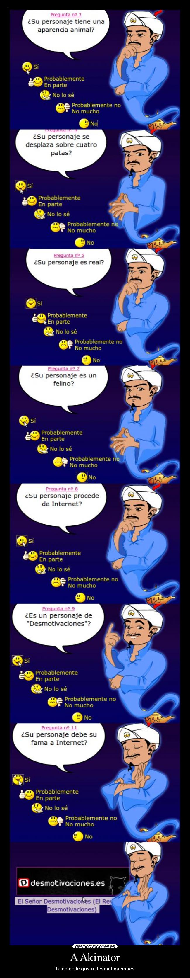 A Akinator - también le gusta desmotivaciones