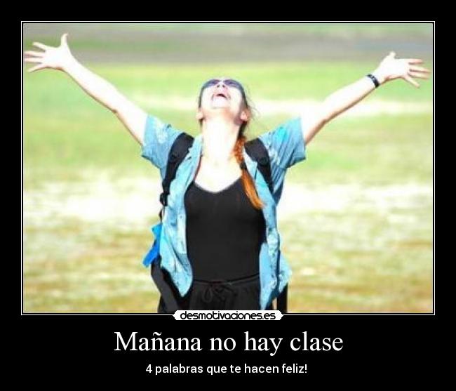 Mañana no hay clase - 