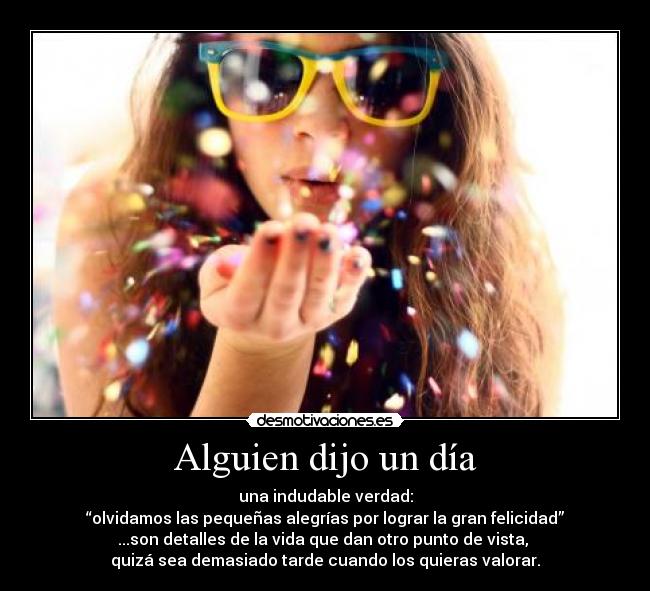 Alguien dijo un día - 