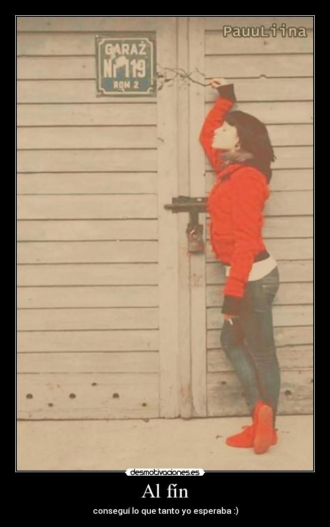 Al fín - conseguí lo que tanto yo esperaba :)