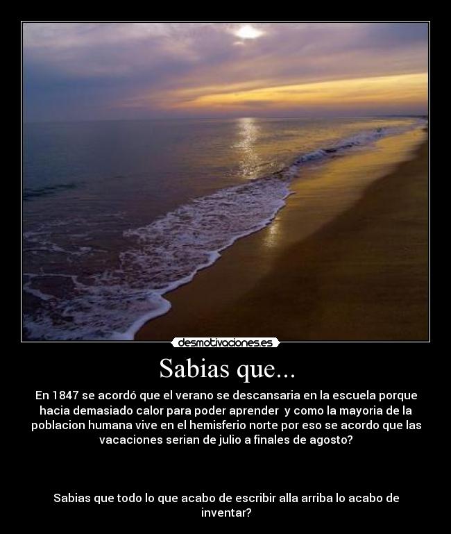 Sabias que... -