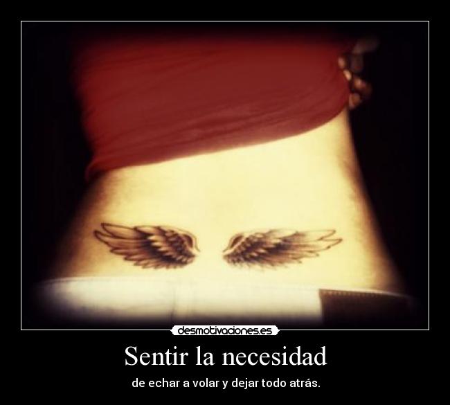 Sentir la necesidad - 