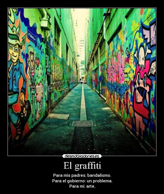 El graffiti -