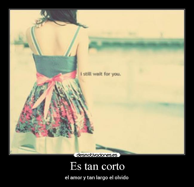 Es tan corto - 
