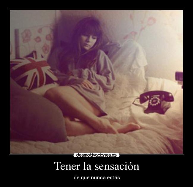 Tener la sensación - 