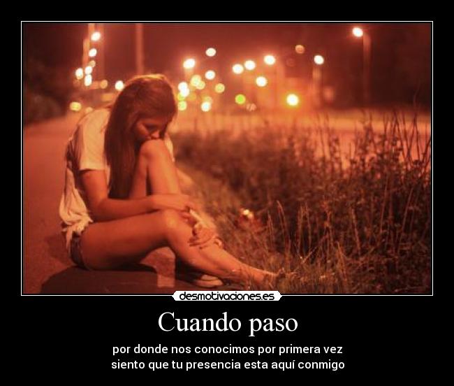 Cuando paso -