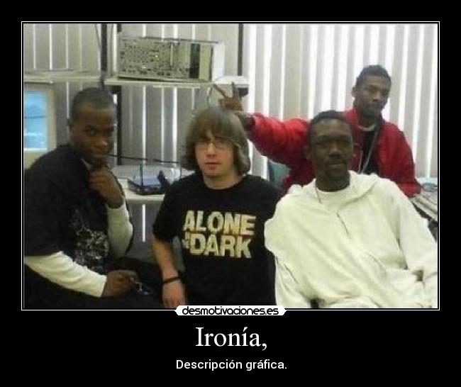 Ironía, - 