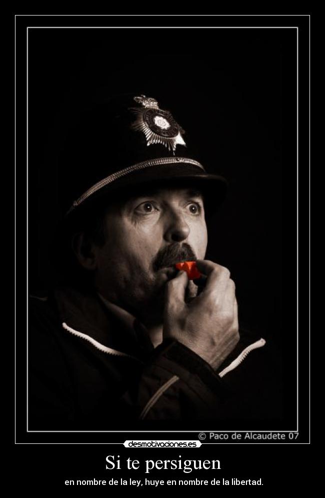 Si te persiguen -