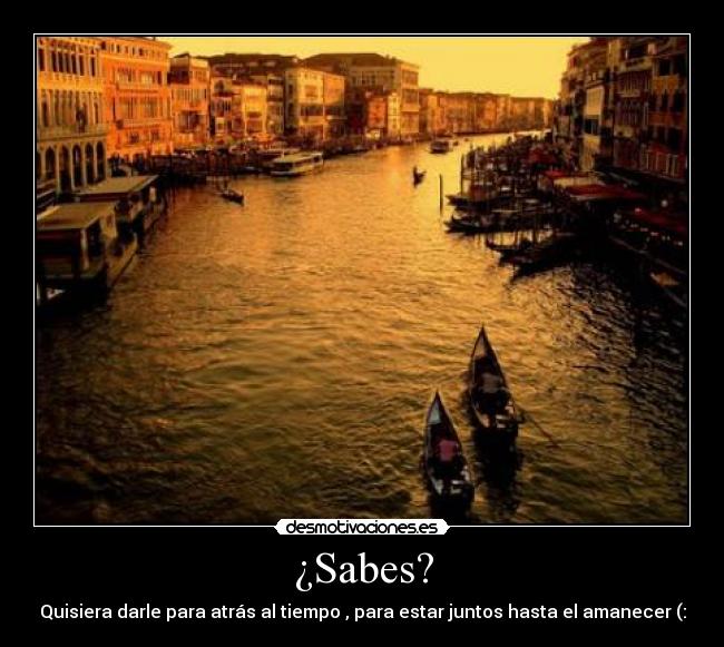 ¿Sabes? - 