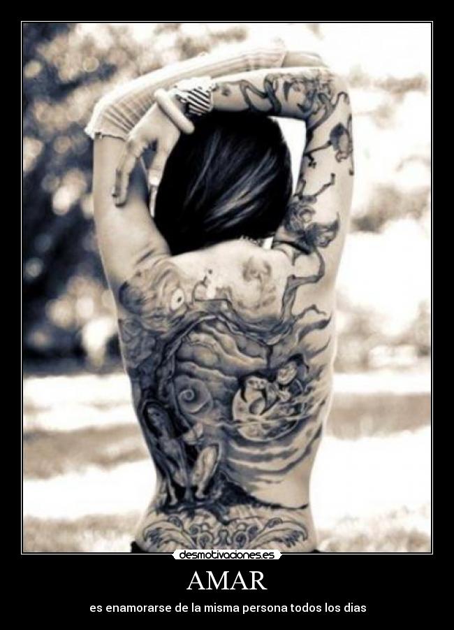 AMAR - es enamorarse de la misma persona todos los dias