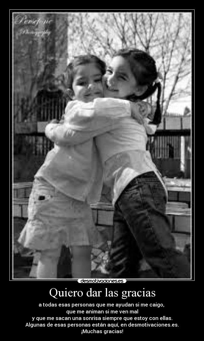 Quiero dar las gracias - 