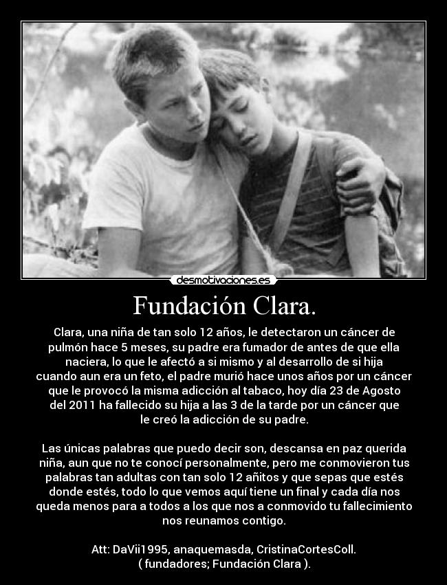 Fundación Clara. -