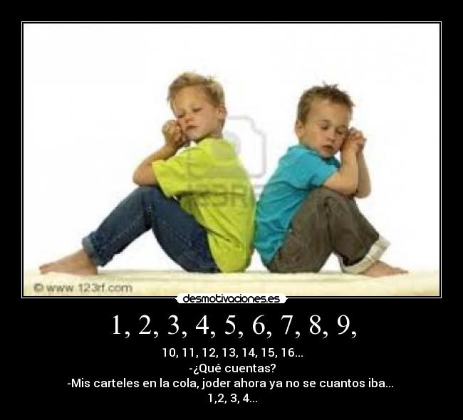 1, 2, 3, 4, 5, 6, 7, 8, 9, - 