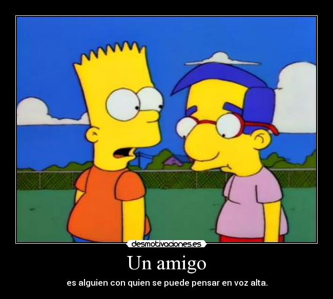 Un amigo -