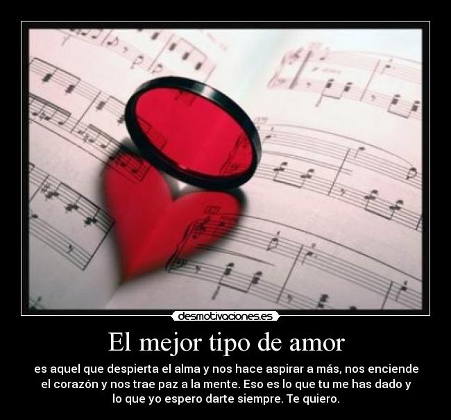 El mejor tipo de amor - 