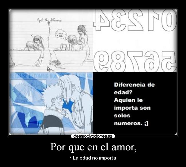 Por que en el amor, -