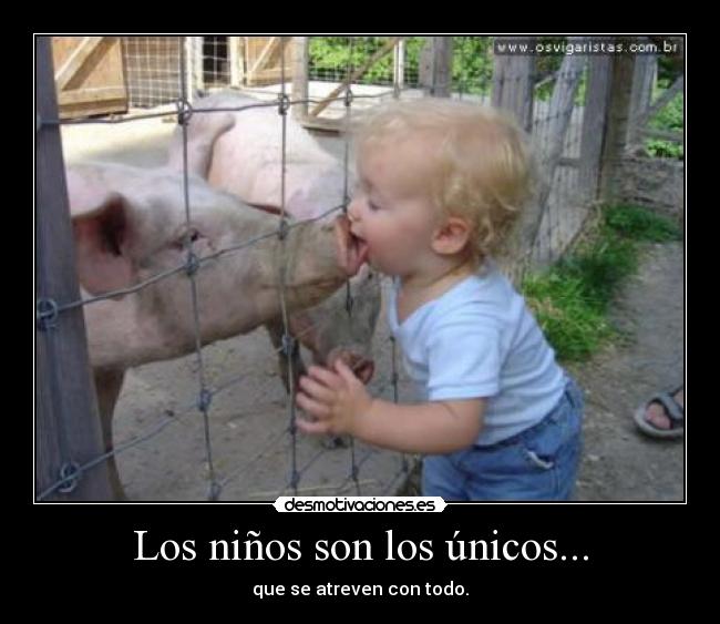 carteles ninos unicos atreven todo desmotivaciones