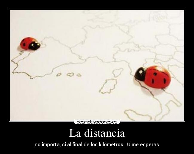 La distancia -