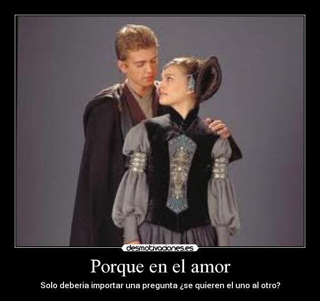 Porque en el amor -
