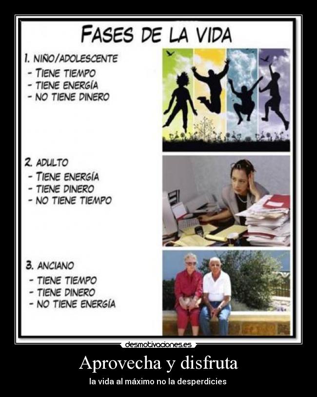 Aprovecha y disfruta - 