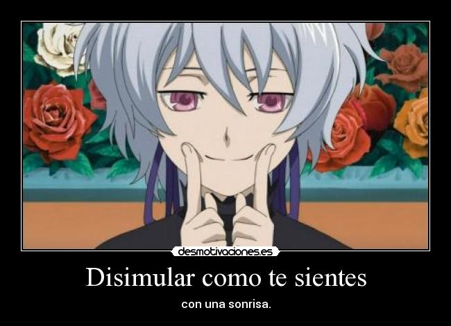 Disimular como te sientes - 