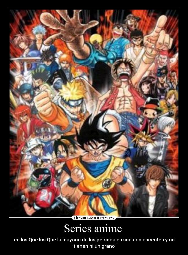 carteles anime goku one piece naruto bleach bobobo desmotivaciones