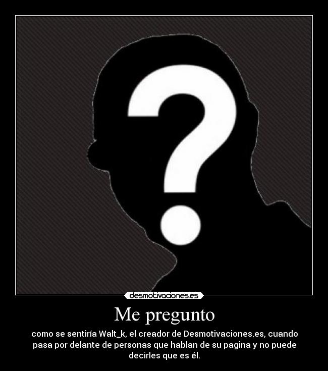 Me pregunto - 