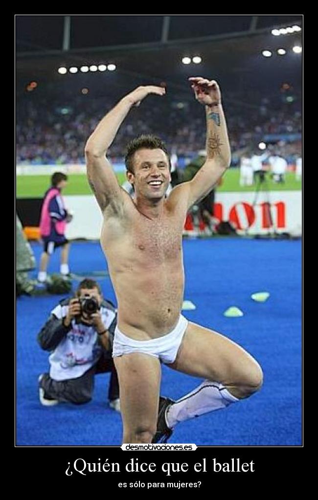 ¿Quién dice que el ballet -