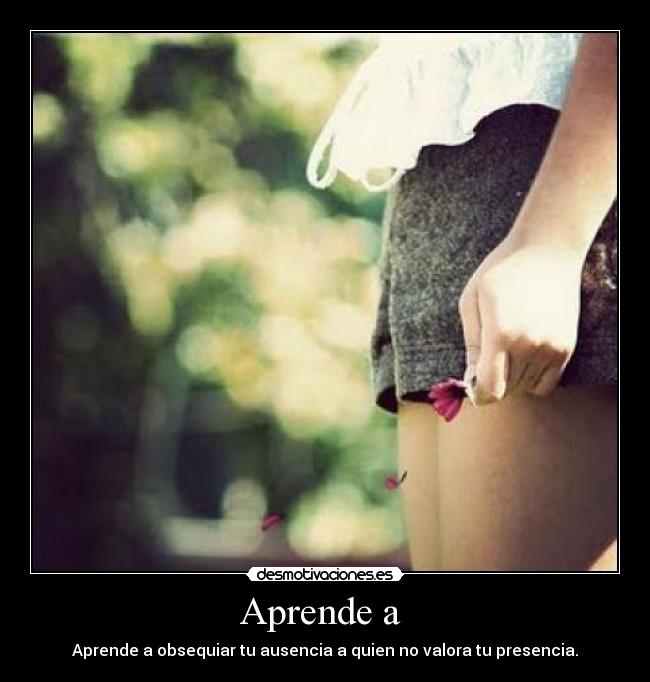 Aprende a -