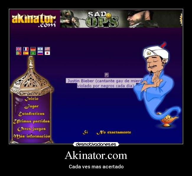 Akinator.com - Cada ves mas acertado